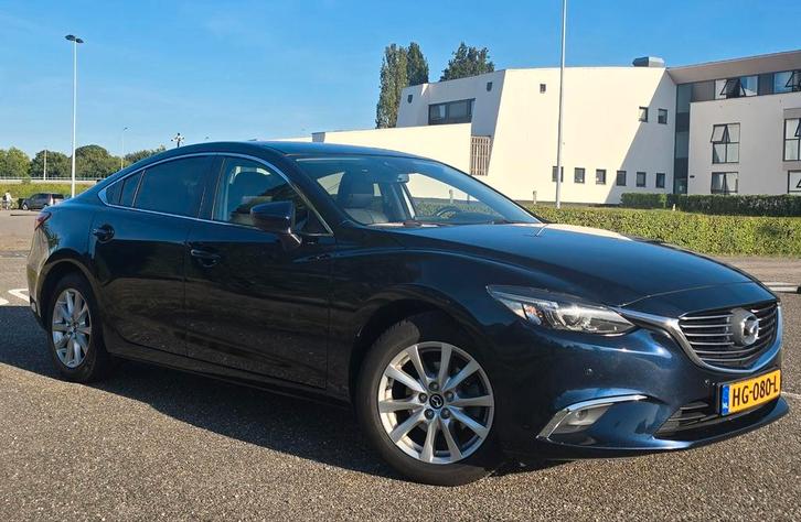 Mazda 6 2.2D 110KW Sedan 2015 Blauw, Auto's, Mazda, Particulier, Diesel, A, Sedan, Handgeschakeld, Origineel Nederlands, Blauw
