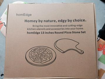 homEdge 13inch round Pizza Stone Set beschikbaar voor biedingen