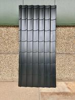 Stalen dakpanplaat zwart voor € 9,50 per m² exclusief btw., Ophalen, Steen of Klei, Fortweg 3, Zwart