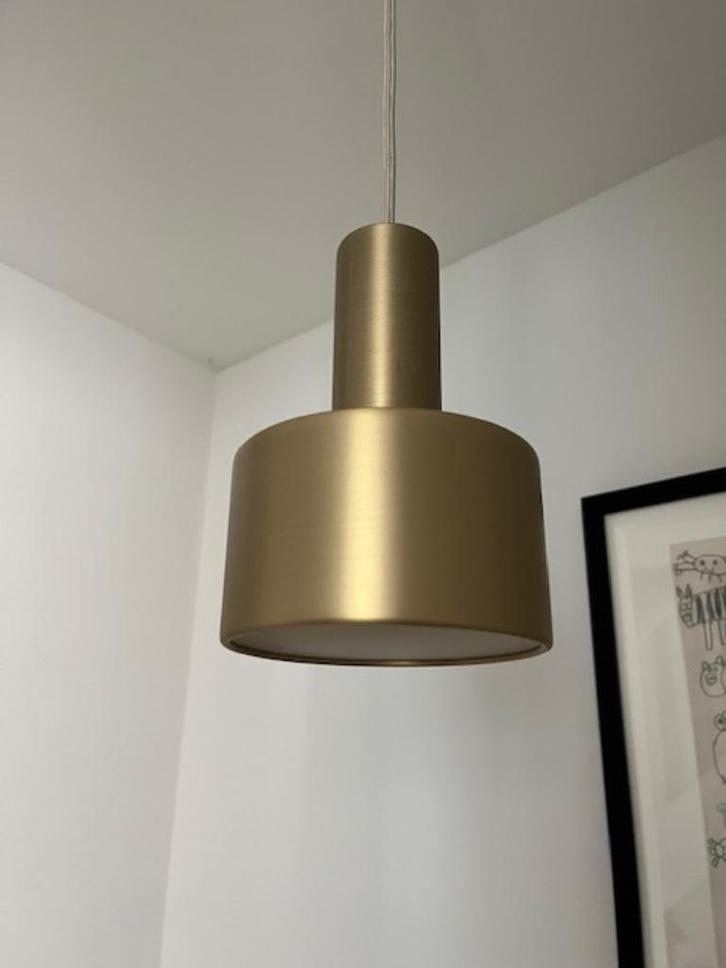 Ferm Living Disc Hanglamp messing, Huis en Inrichting, Lampen | Hanglampen, Zo goed als nieuw, Minder dan 50 cm, Metaal, Ophalen of Verzenden