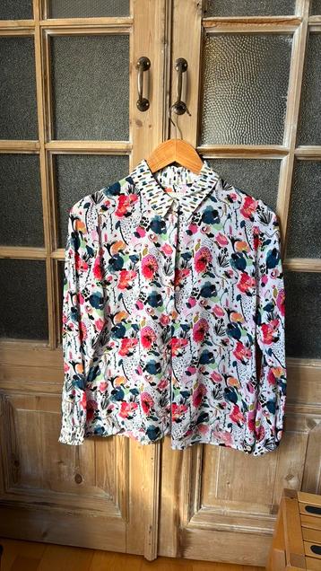 Blouse kleurrijk Pom amsterdam maat 36 cupro beschikbaar voor biedingen