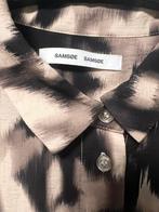Samsoe-Samsoe blouse ‘tijgerprint’ beige/bruin/zwart. Zgan, Samsoe-Samsoe, Overige kleuren, Verzenden, Maat 42/44 (L)