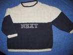Beige/blauwe trui, 80, Next, 6-8 months, Kinderen en Baby's, Babykleding | Maat 80, Ophalen of Verzenden, Zo goed als nieuw, Jongetje