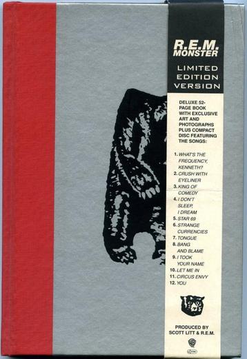 R.E.M. ‎– Monster (CD Deluxe Edition) beschikbaar voor biedingen