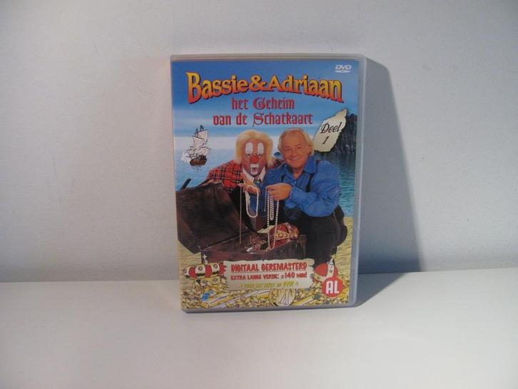 Bassie en Adriaan Het geheim van de schatkaart DVD / Film, Cd's en Dvd's, Dvd's | Kinderen en Jeugd, Gebruikt, Film, Ophalen of Verzenden