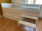 Coming Kids bedbank met lades en trapje, Ophalen, 85 tot 100 cm, Gebruikt, Lattenbodem