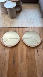 UMBRA blankhouten spiegel nieuwstaat, Huis en Inrichting, Woonaccessoires | Spiegels, Rond, Nieuw, Ophalen of Verzenden, Minder dan 100 cm