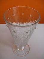 glazen vintage vaasje Italy, Overige kleuren, Ophalen of Verzenden, Minder dan 50 cm, Glas