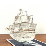 MidCentury paperweight Pukeberg Sweden SCHIP nautic boot MCM, Ophalen of Verzenden, Gebruikt
