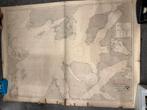 WO I/ WO II landkaart Atlantikwall ( origineel stempel 1942), Overige gebieden, Overige typen, Onbekend, Ophalen of Verzenden