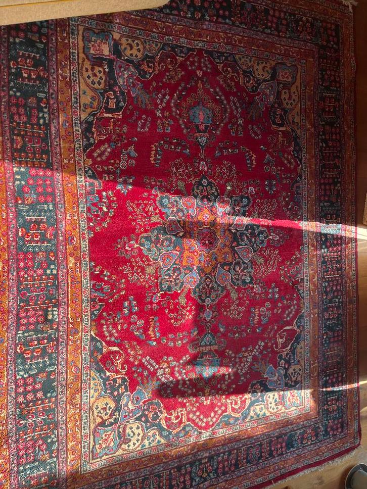 Perzisch wollen vloerkleed 257x340 cm, Huis en Inrichting, Stoffering | Tapijten en Kleden, Gebruikt, 200 cm of meer, Rechthoekig