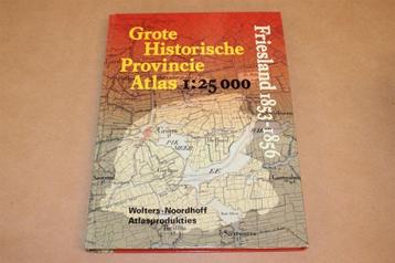 Grote historische provincie atlas Frieslland 1853-1856 beschikbaar voor biedingen