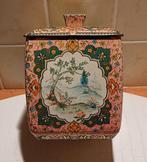 Vintage Engels theeblik uit 1952, kersenbloesem, Ophalen of Verzenden, Gebruikt, Minder dan 50 cm, Minder dan 50 cm