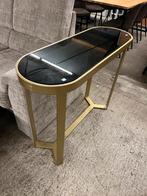 Glazen bijzettafel nieuw!, Ophalen, 50 tot 100 cm, ., Zo goed als nieuw