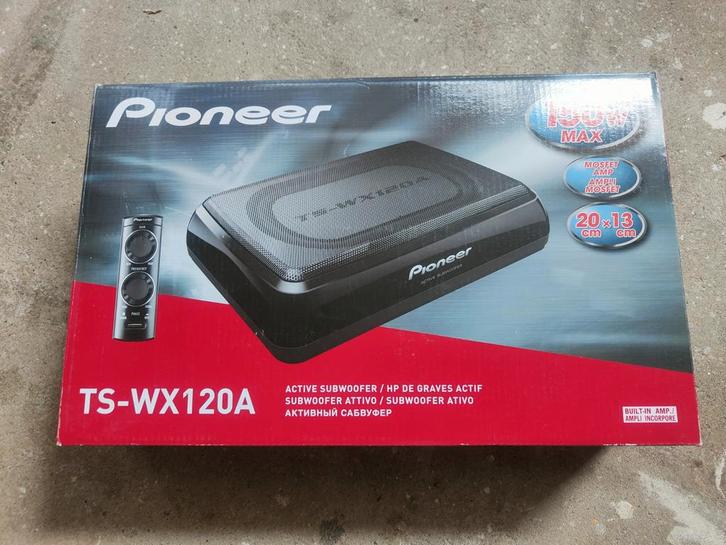 Pioneer TS-WX120A Underseat Subwoofer - Nieuwstaat, Auto diversen, Autospeakers, Zo goed als nieuw, Ophalen of Verzenden