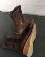 Suède leren jasje + suède kwaliteit schoenen merk Cox, Bruin, Lage of Enkellaarzen, Ophalen of Verzenden, Zo goed als nieuw