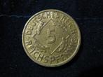 Nazi-Duitsland 5 Reichspfenning 1936, Berlijn, WW2 #e16, Postzegels en Munten, Duitsland, Losse munt, Verzenden