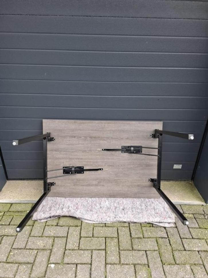 Opklapbare tafel, Huis en Inrichting, Bureaus, Gebruikt, Bureau, Ophalen