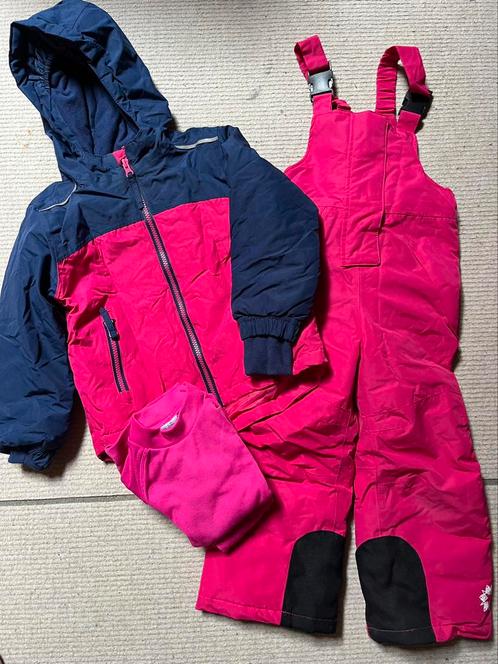 Complete ski outfit maat 98/104: ski jas, broek, thermoshirt, Kinderen en Baby's, Kinderkleding | Maat 104, Zo goed als nieuw