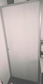 Witte archiefkast, Huis en Inrichting, Kasten | Roldeurkasten en Archiefkasten, Ophalen, Gebruikt, 100 tot 150 cm, 50 tot 100 cm