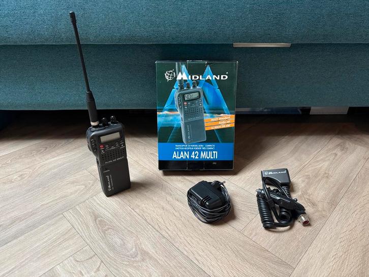 Midland Alan 42 Multi – ideaal voor je noodpakket!, Telecommunicatie, Zenders en Ontvangers, Zo goed als nieuw, Zender en Ontvanger
