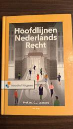 Prof.Mr.C.J. Loonstra - Hoofdlijnen Nederlands recht -14e dr, Ophalen of Verzenden, Zo goed als nieuw, Prof.Mr.C.J. Loonstra