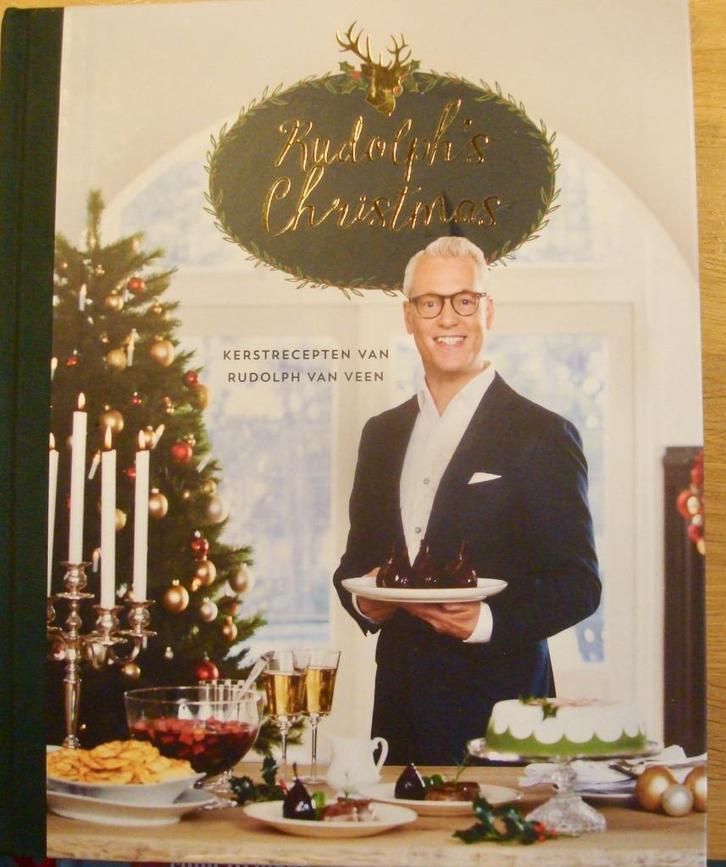 Rudolph van Veen - Rudolphs Christmas, Boeken, Kookboeken, Zo goed als nieuw, Voorgerechten en Soepen, Hoofdgerechten, Taart, Gebak en Desserts