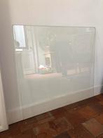 GLAS GLASPLAAT VIERKANT 85 x 85 TAFEL ONDERZETTER RAAM, 50 tot 100 cm, Glas, Ophalen, Vierkant