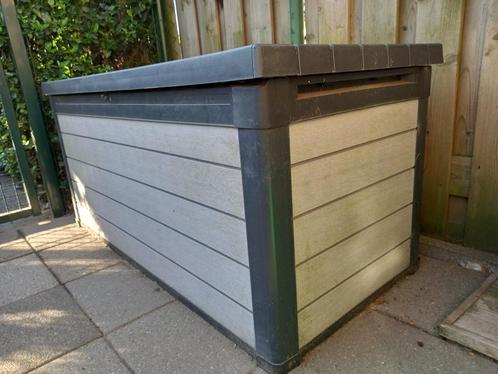 Opbergbox keter 570l, Tuin en Terras, Bergingen en Tuinkasten, Gebruikt, Overige typen, Kunststof, Ophalen