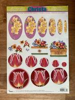 Knipvel Studio Light piramide - bloemen, Hobby en Vrije tijd, Kaarten | Zelf maken, Ophalen of Verzenden, Nieuw, Natuur, Knipvel