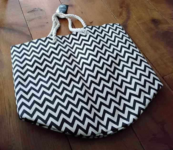 Shopper tas - schoudertas - zigzag - Norlander - nieuw, Sieraden, Tassen en Uiterlijk, Tassen | Schoudertassen, Nieuw, Overige merken