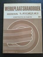 Honda Legend Coupe Mk1 Werkplaatshandboek, Ophalen, Gelezen, Honda, Honda