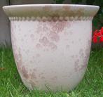 Grote vintage keramieken bloempot, Tuin en Terras, Ophalen of Verzenden