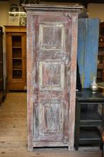 Smalle hoge kast teak 76 x 47 x 190 cm Sale 50%, Ophalen of Verzenden