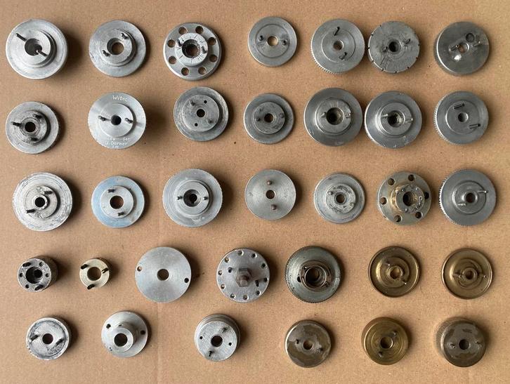 Verzameling vintage nitro vliegwielen, Hobby en Vrije tijd, Modelbouw | Radiografisch | Auto's, Gebruikt, Onderdeel, Nitro, Schaal 1:8