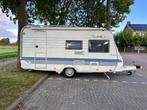 Hobby De Luxe 440 SF + voortent + zakluifel + mover, Caravans en Kamperen, Caravans, Hobby, Treinzit, 4 tot 5 meter, Tot en met 4