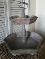 Houten etagere 2 laags stoer&sober/landelijk, Huis en Inrichting, Woonaccessoires | Etagères, Ophalen of Verzenden, Zo goed als nieuw