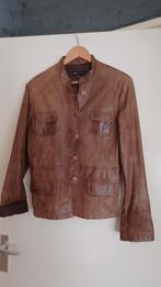 Leuke leren jas maat:44, Ophalen of Verzenden, Zo goed als nieuw, Maat 42/44 (L), Zwart