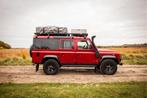 Land Rover Defender 2.4Tdci Station Wagon Unieke uitvoering, Auto's, Gebruikt, 4 cilinders, 122 pk, Leder