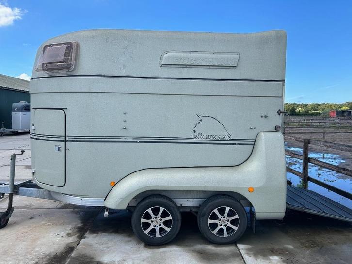 te koop Boeckmann Top Master (Bockmann), Dieren en Toebehoren, Paarden en Pony's | Trailers en Aanhangwagens, Gebruikt, 2-paards trailer