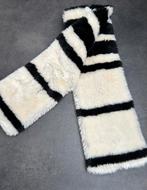 Tommy Hilfiger - sjaal van faux fur/bont - zwart/creme, Kleding | Dames, Mutsen, Sjaals en Handschoenen, Ophalen of Verzenden