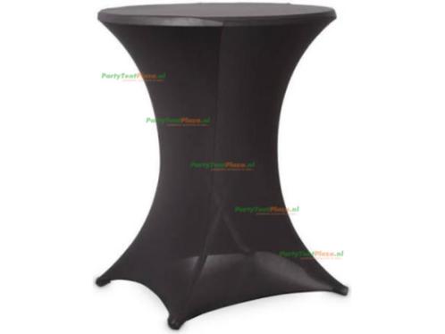 Statafelrok stretch - Ø 85 cm zwart - incl. Topcover, Huis en Inrichting, Barren, Nieuw, Ophalen of Verzenden
