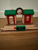 Brio treinstation met geluidsopname 33578, Ophalen of Verzenden, Zo goed als nieuw, Speelset