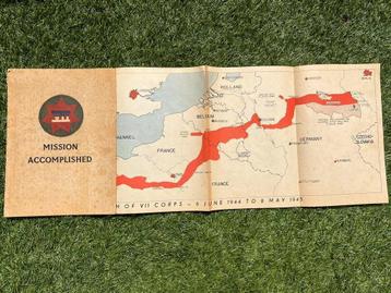 WO2 Amerikaans VII Corps Unit History 101st AB etc 1945 beschikbaar voor biedingen