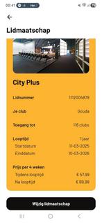 Sportcity abonnement overname 4 maanden= 3 betalen, Ophalen of Verzenden, Nieuw