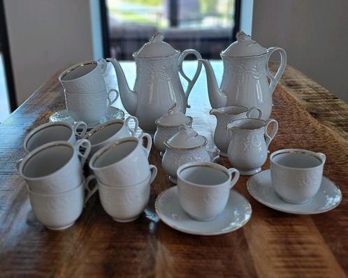 Servies Mittertech Gold onbeschadigd, Antiek en Kunst, Antiek | Servies compleet, Ophalen