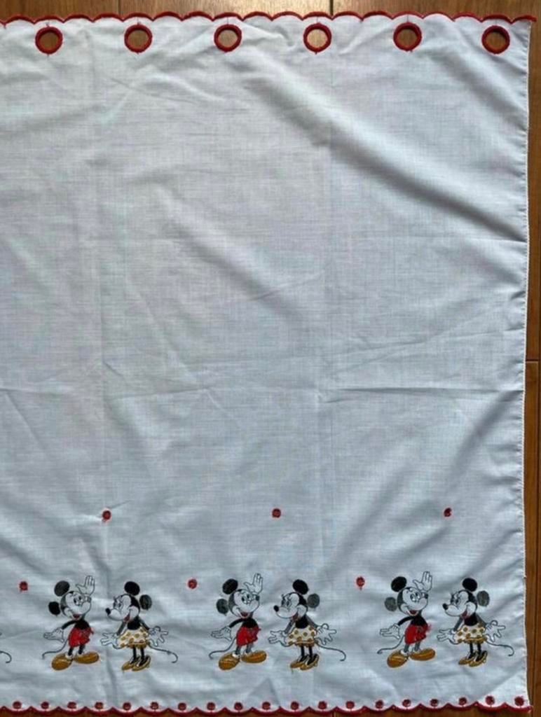 1,5 meter wit valletje met Mickey Mouse, Wit, 150 tot 200 cm, Nieuw, Ophalen of Verzenden