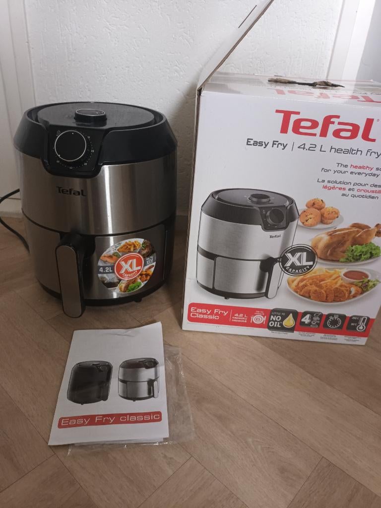 Tefal Easy Fry Classic Airfryer - Z.G. A. N, Ophalen of Verzenden, Zo goed als nieuw, Airfryer XL, 1500 gram of meer