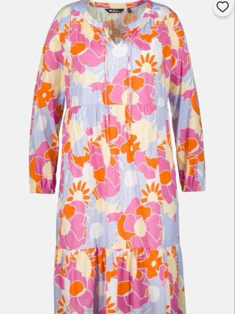 Ulla Popken jurk maat 62-64 pastel, Overige kleuren, Jurk, Ulla Popken, Ophalen of Verzenden