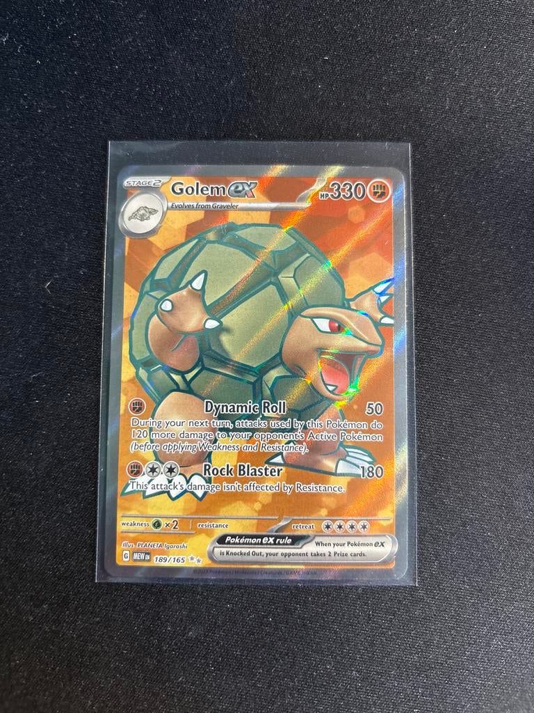 Golem 189/165 | NM | Scarlet&Violet 151, Ophalen of Verzenden, Zo goed als nieuw, Losse kaart, Foil